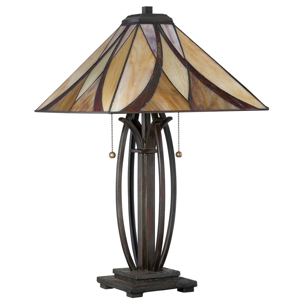 Tischleuchte Asheville (bronzefarben) 2x - Elstead Lighting