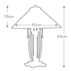 Tischleuchte Asheville (bronzefarben) 2x - Elstead Lighting