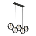 Pendelleuchte Bismarck (schwarz) 5x - Elstead Lighting