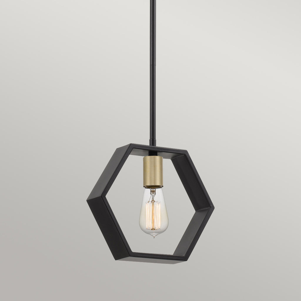 Pendelleuchte Bismarck (schwarz) 1x - Elstead Lighting