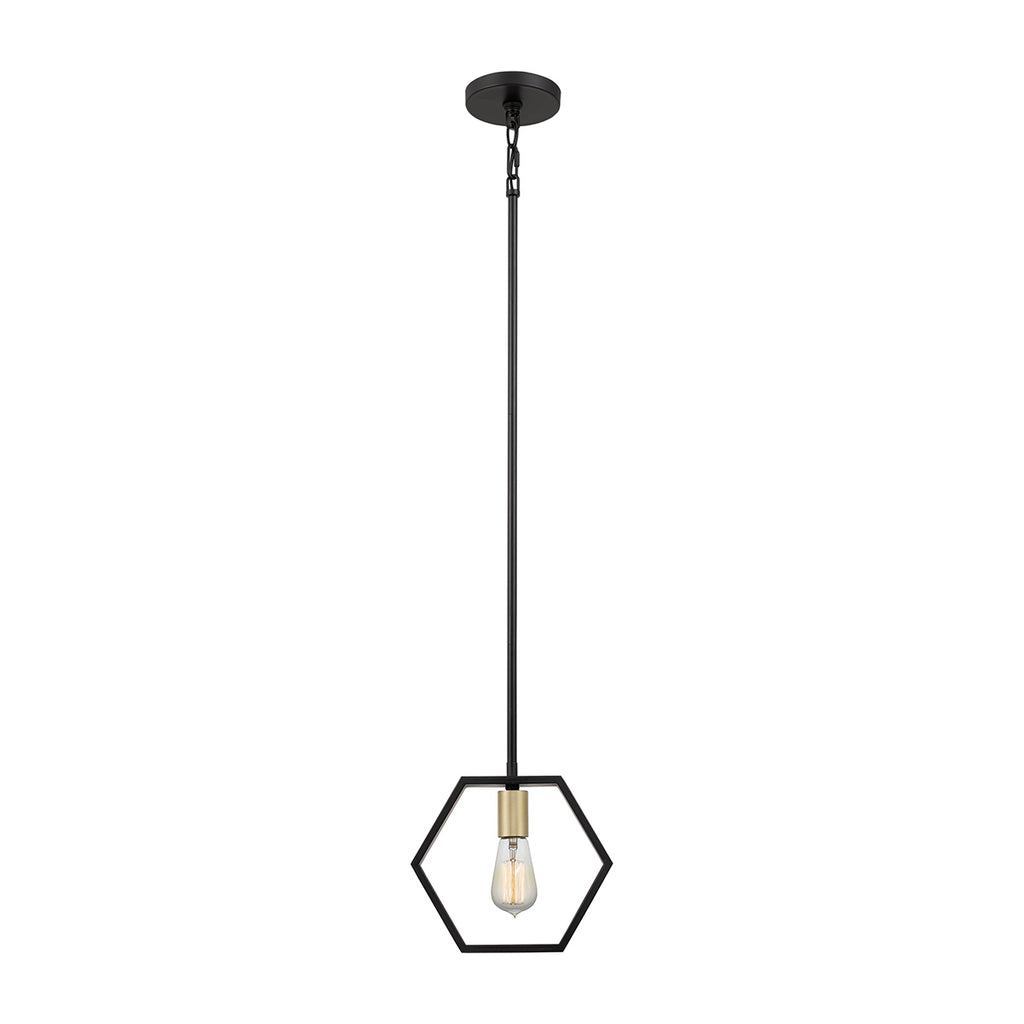 Pendelleuchte Bismarck (schwarz) 1x - Elstead Lighting