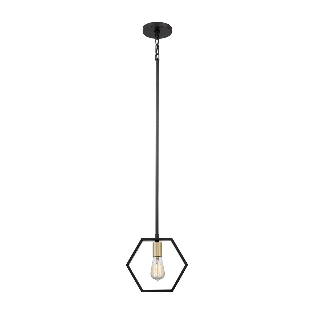 Pendelleuchte Bismarck (schwarz) 1x - Elstead Lighting