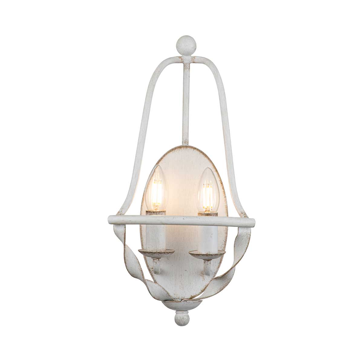 Wandleuchte Bradbury (silberfarben) 2x - Elstead Lighting