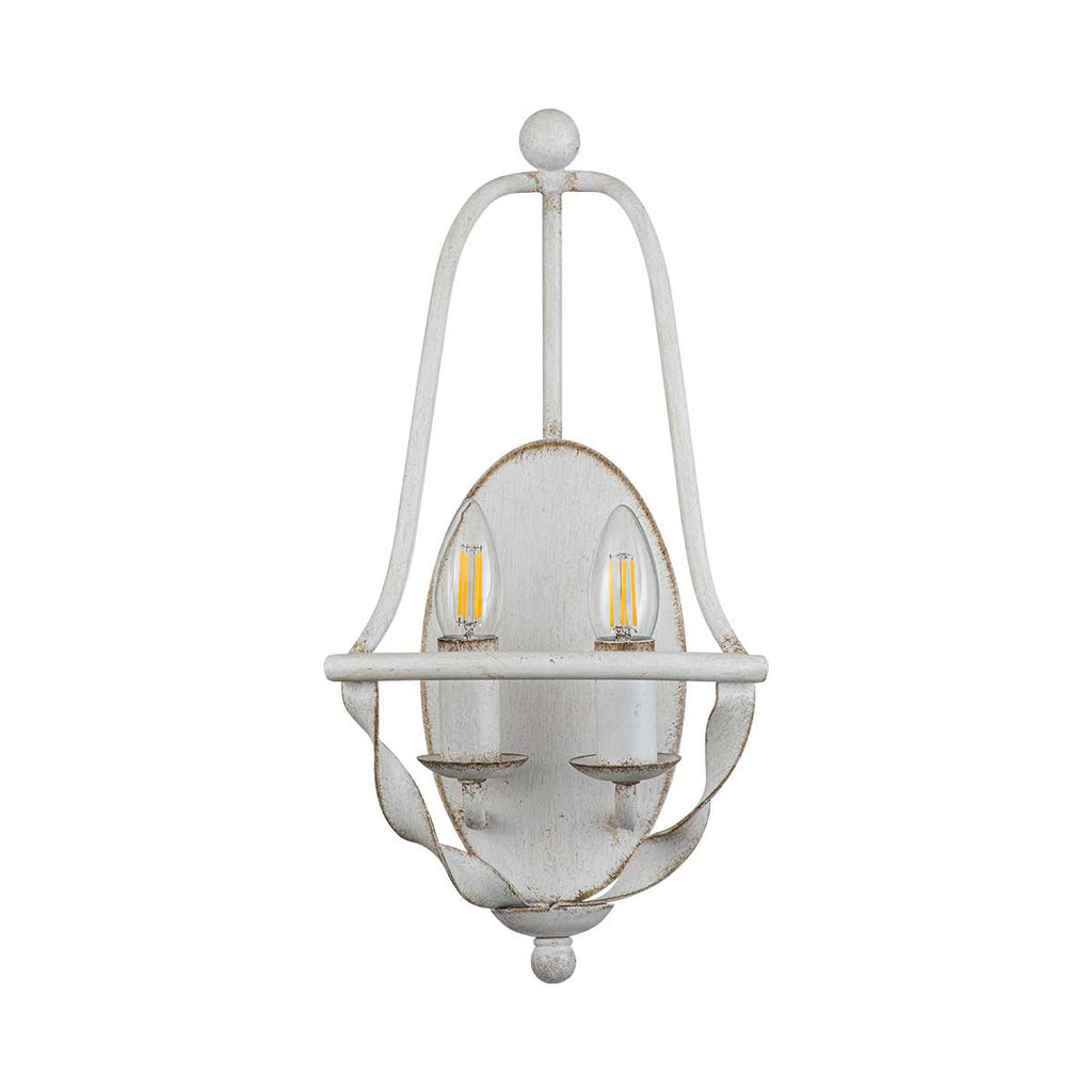 Wandleuchte Bradbury (silberfarben) 2x - Elstead Lighting