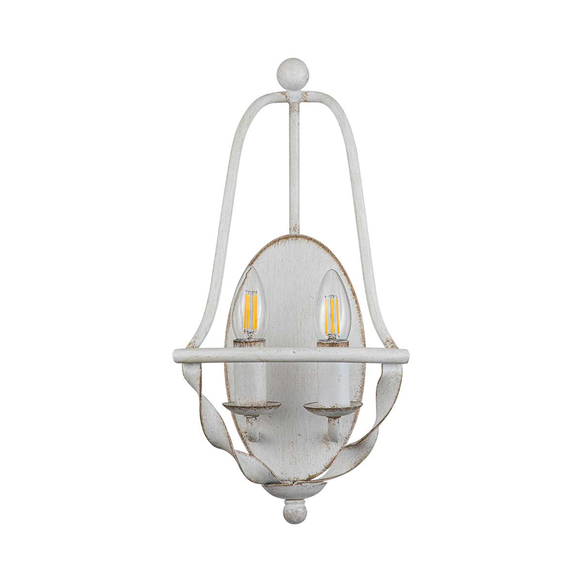 Wandleuchte Bradbury (silberfarben) 2x - Elstead Lighting
