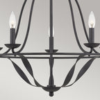 Pendelleuchte Bradbury (grau) 5x - Elstead Lighting
