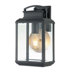 Außen-Wandleuchte Byron (Graphite with Pewter Reflector) 1x - Elstead Lighting