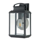 Außen-Wandleuchte Byron (Graphite with Pewter Reflector) 1x - Elstead Lighting