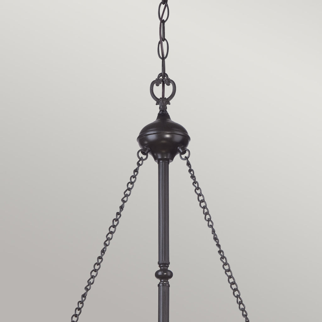 Pendelleuchte Cambridge (bronzefarben) 3x - Elstead Lighting