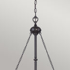 Pendelleuchte Cambridge (bronzefarben) 3x - Elstead Lighting