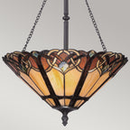 Pendelleuchte Cambridge (bronzefarben) 3x - Elstead Lighting