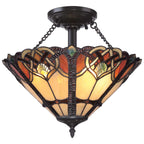 Deckenleuchte Cambridge (bronzefarben) 2x - Elstead Lighting
