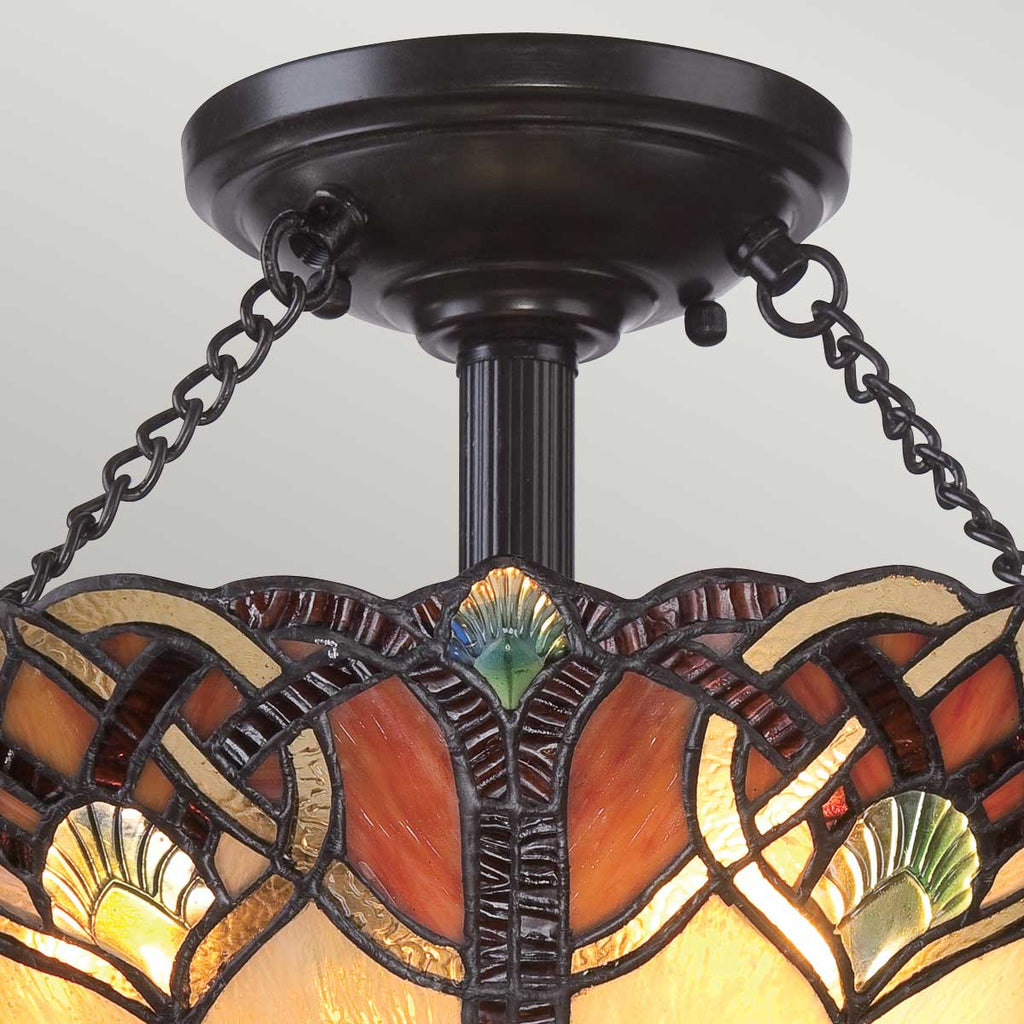 Deckenleuchte Cambridge (bronzefarben) 2x - Elstead Lighting