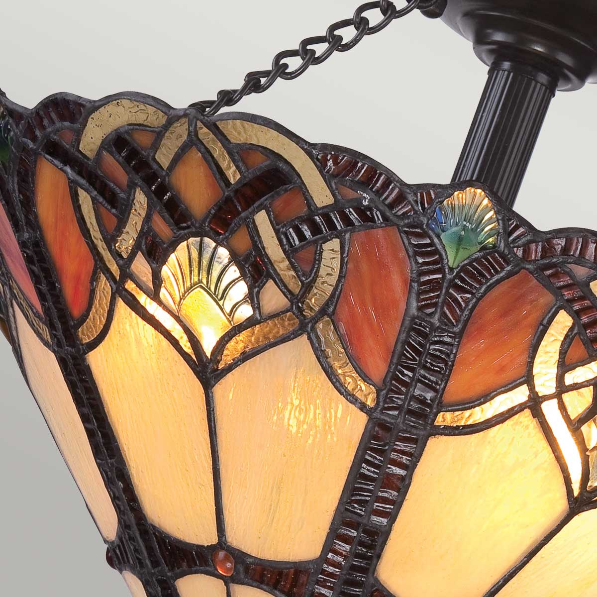 Deckenleuchte Cambridge (bronzefarben) 2x - Elstead Lighting