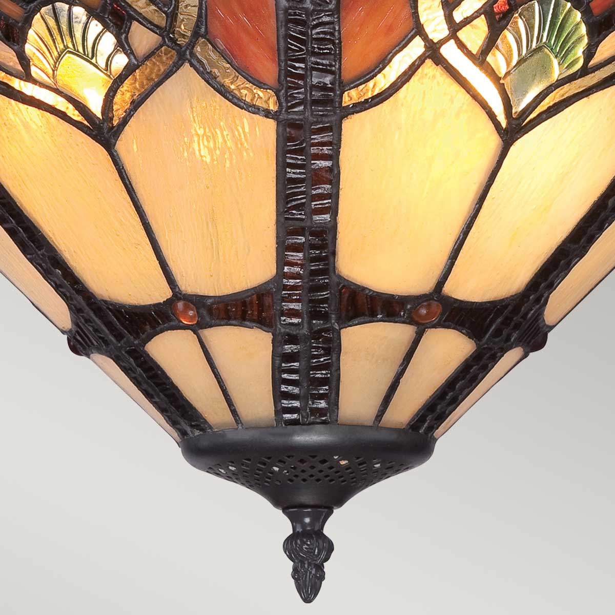 Deckenleuchte Cambridge (bronzefarben) 2x - Elstead Lighting