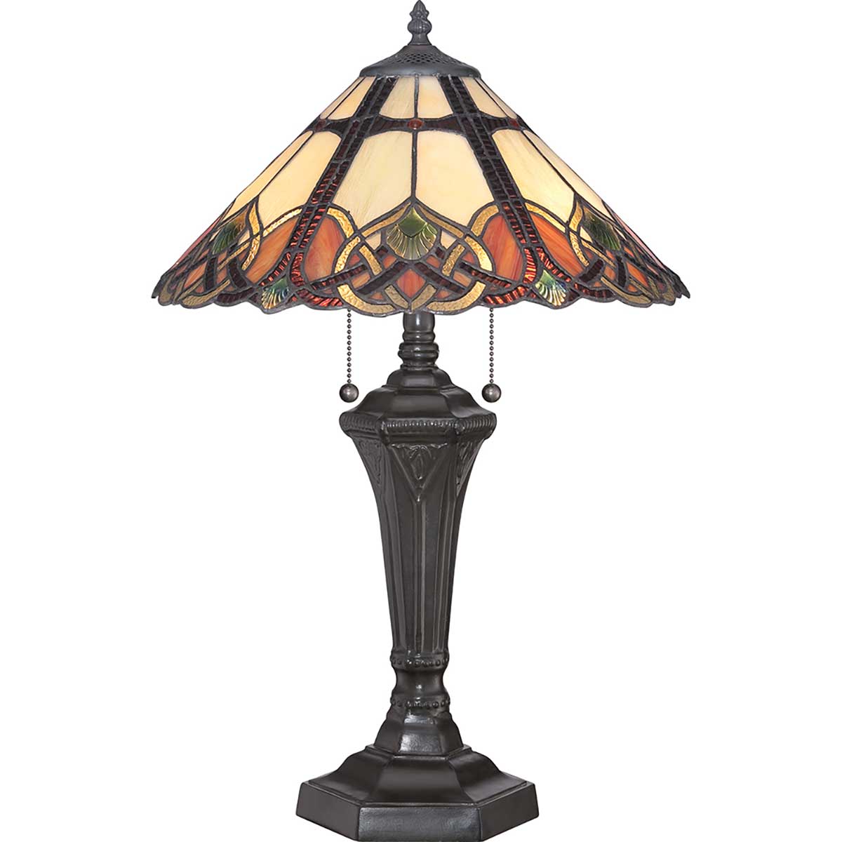 Tischleuchte Cambridge (bronzefarben) 2x - Elstead Lighting