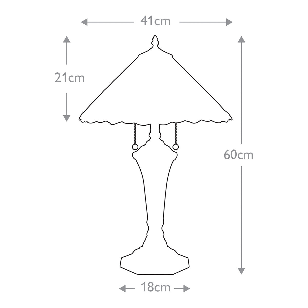 Tischleuchte Cambridge (bronzefarben) 2x - Elstead Lighting