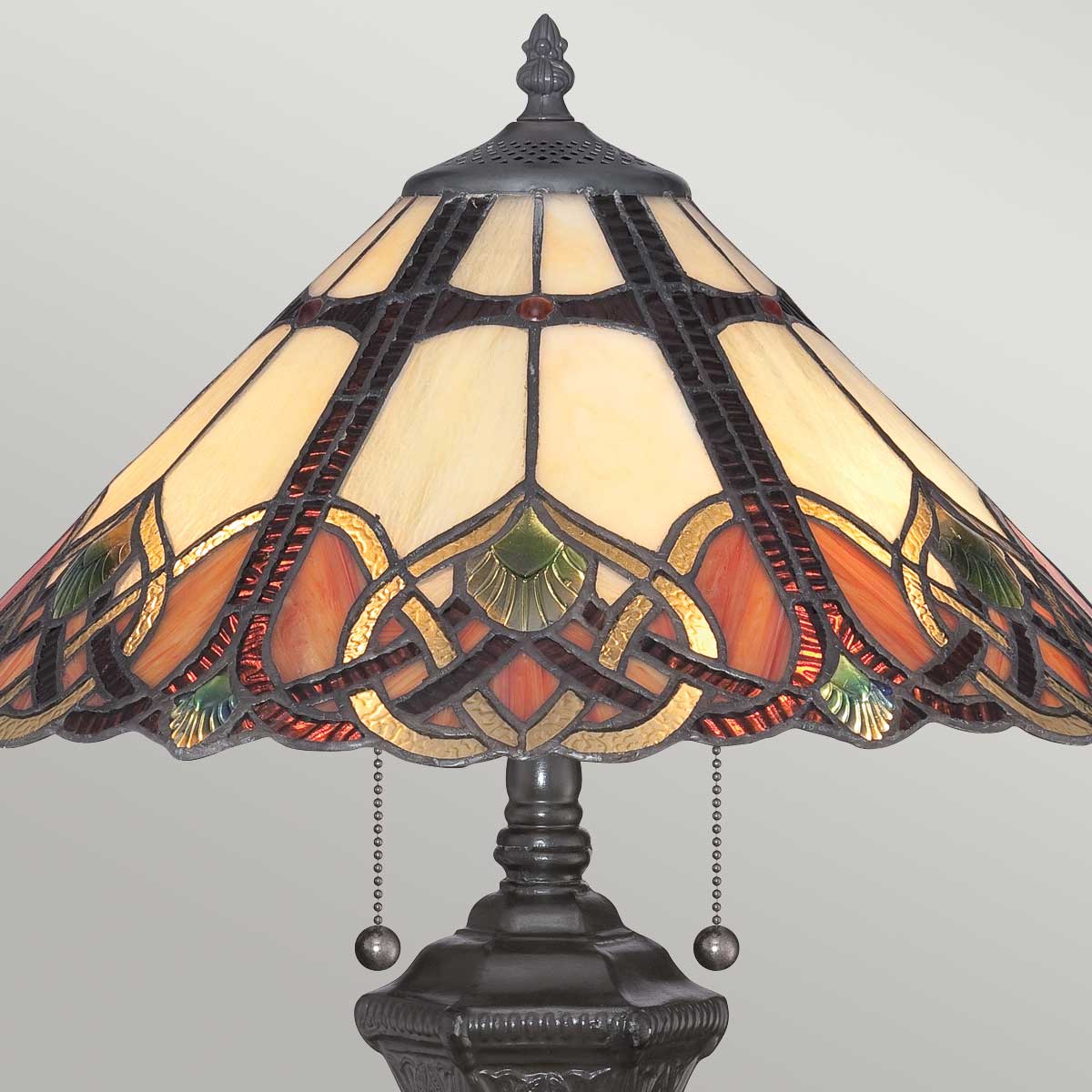 Tischleuchte Cambridge (bronzefarben) 2x - Elstead Lighting