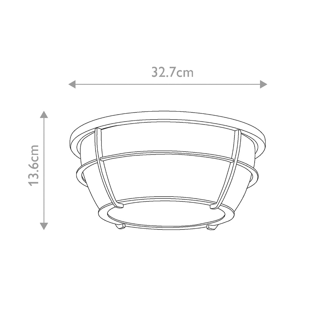 Bad-Deckenleuchte Chance (verchromt) 2x - Elstead Lighting