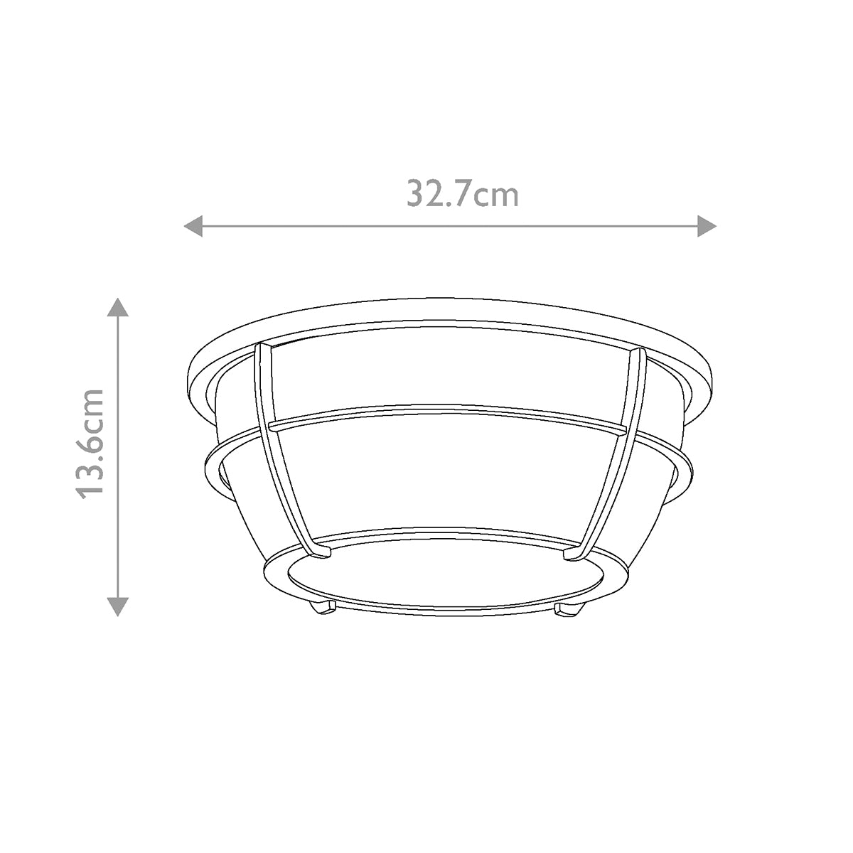 Bad-Deckenleuchte Chance (verchromt) 2x - Elstead Lighting