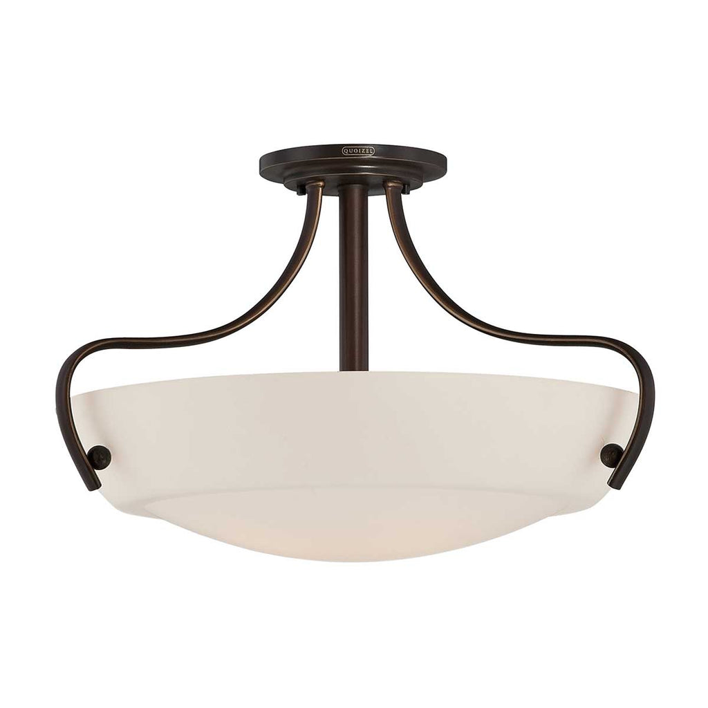 Deckenleuchte Chantilly (bronzefarben) 3x - Elstead Lighting