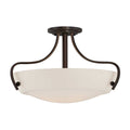 Deckenleuchte Chantilly (bronzefarben) 3x - Elstead Lighting