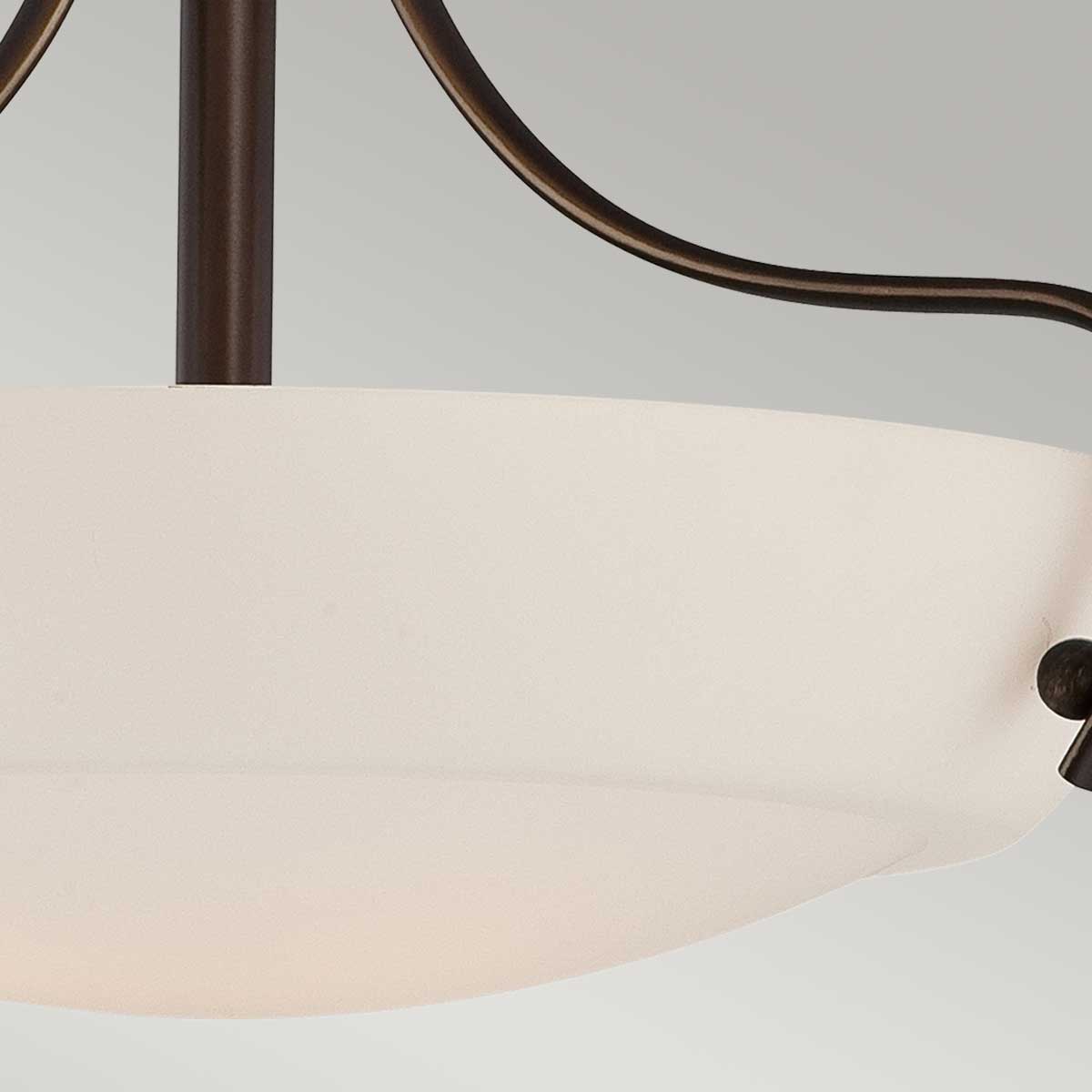 Deckenleuchte Chantilly (bronzefarben) 3x - Elstead Lighting