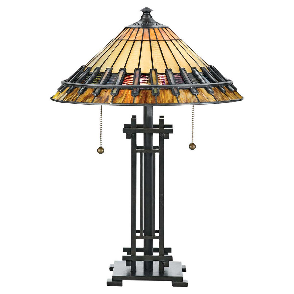 Tischleuchte Chastain (messingfarben) 2x - Elstead Lighting