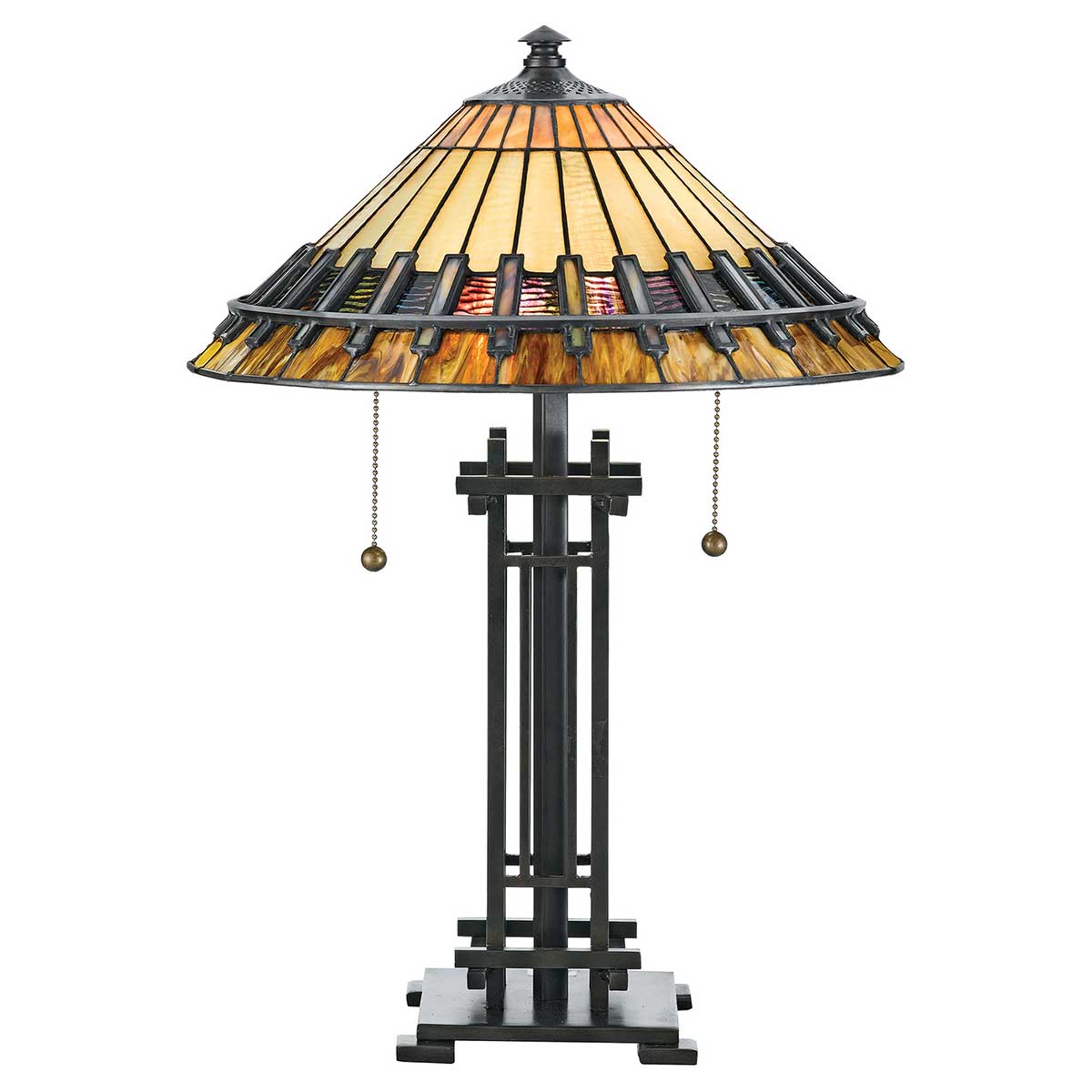 Tischleuchte Chastain (messingfarben) 2x - Elstead Lighting