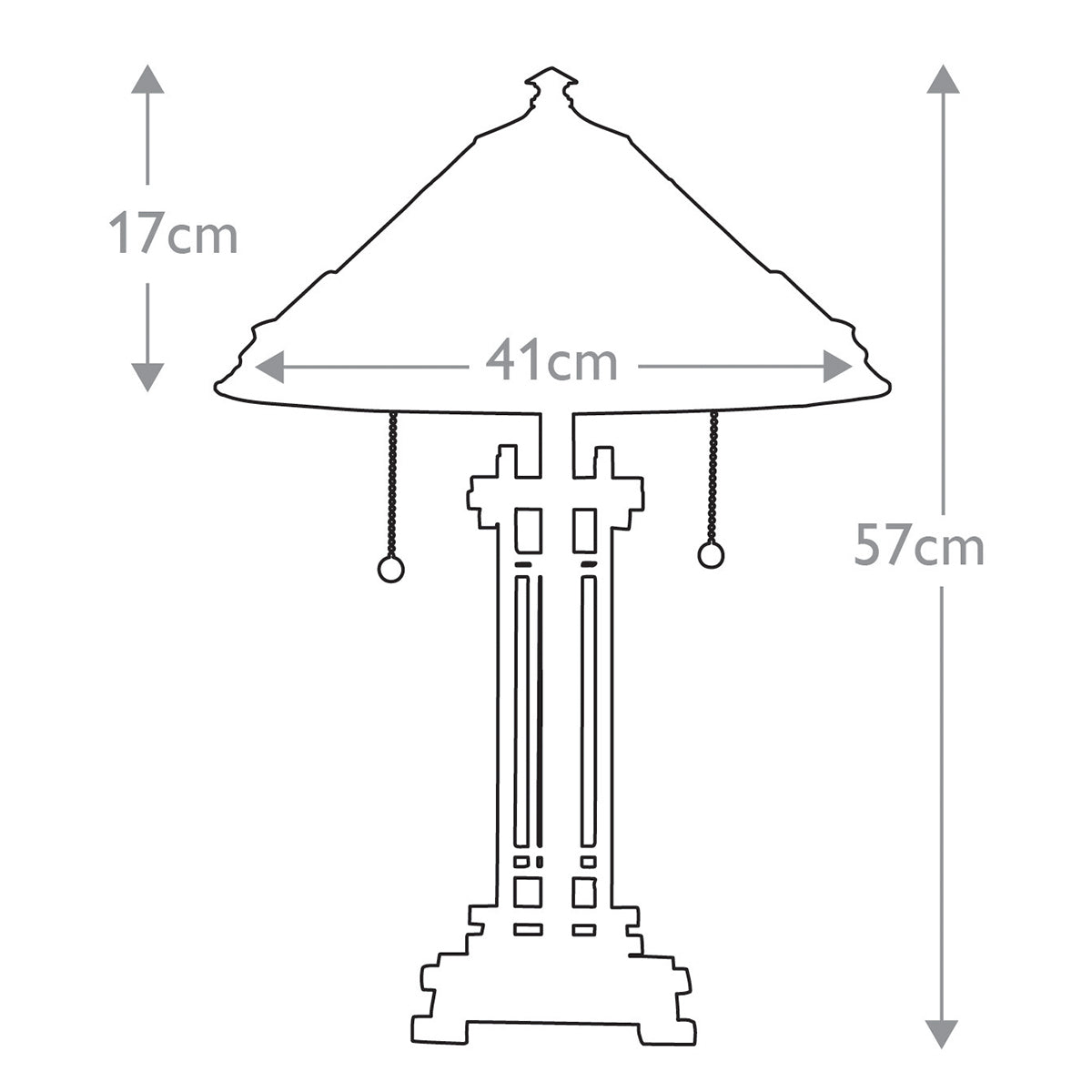 Tischleuchte Chastain (messingfarben) 2x - Elstead Lighting