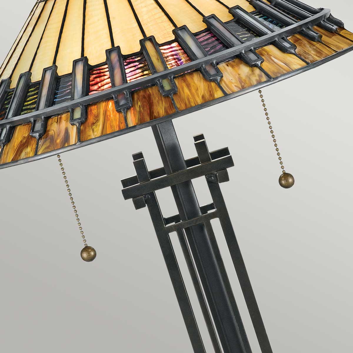 Tischleuchte Chastain (messingfarben) 2x - Elstead Lighting