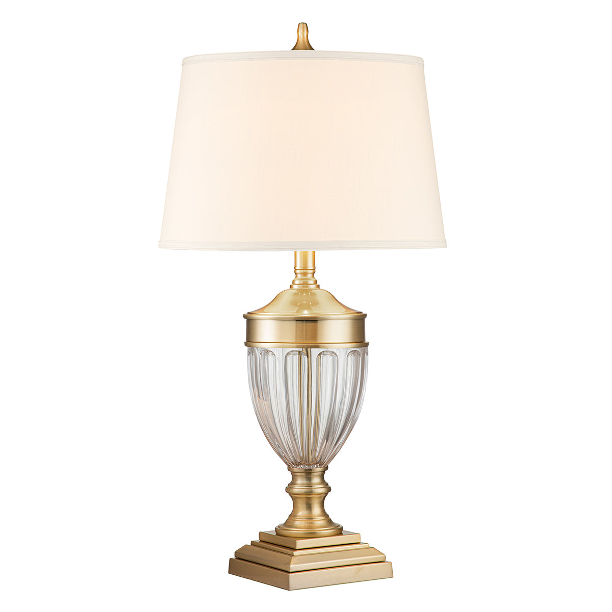 Tischleuchte Dennison (Nickel) 1x - Elstead Lighting
