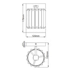 Bad-Wandleuchte Divine (verchromt) 1x - Elstead Lighting