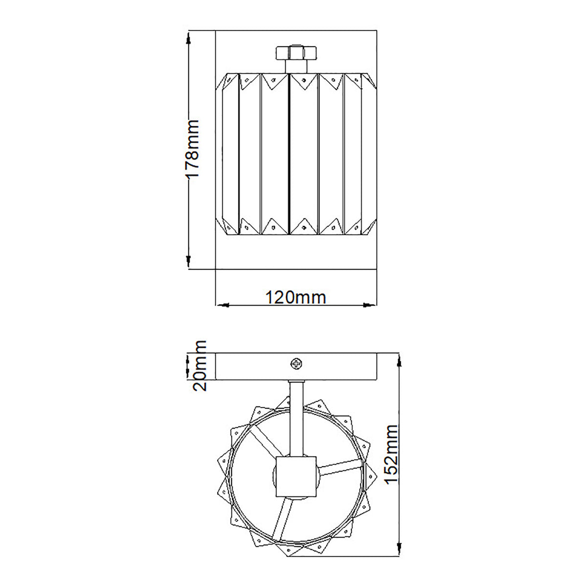 Bad-Wandleuchte Divine (verchromt) 1x - Elstead Lighting