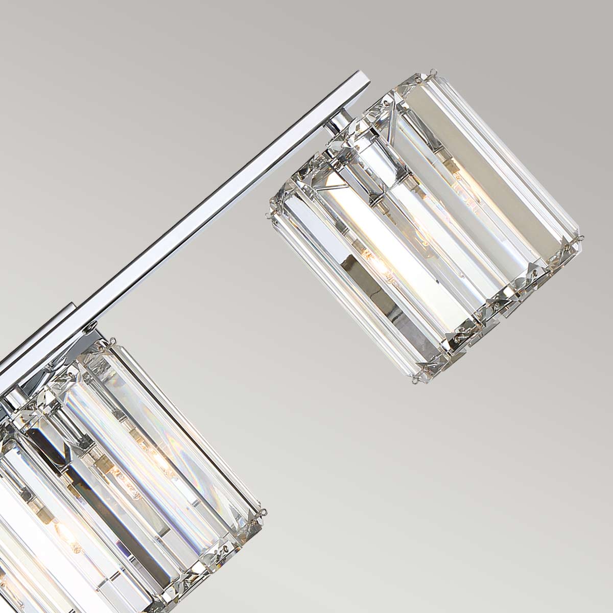 Bad-Wandleuchte Divine (verchromt) 3x - Elstead Lighting