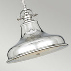 Pendelleuchte Emery (silberfarben) 1x - Elstead Lighting