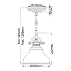 Pendelleuchte Emery (messingfarben) 1x - Elstead Lighting