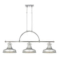 Pendelleuchte Emery (silberfarben) 3x - Elstead Lighting