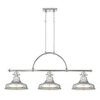 Pendelleuchte Emery (silberfarben) 3x - Elstead Lighting