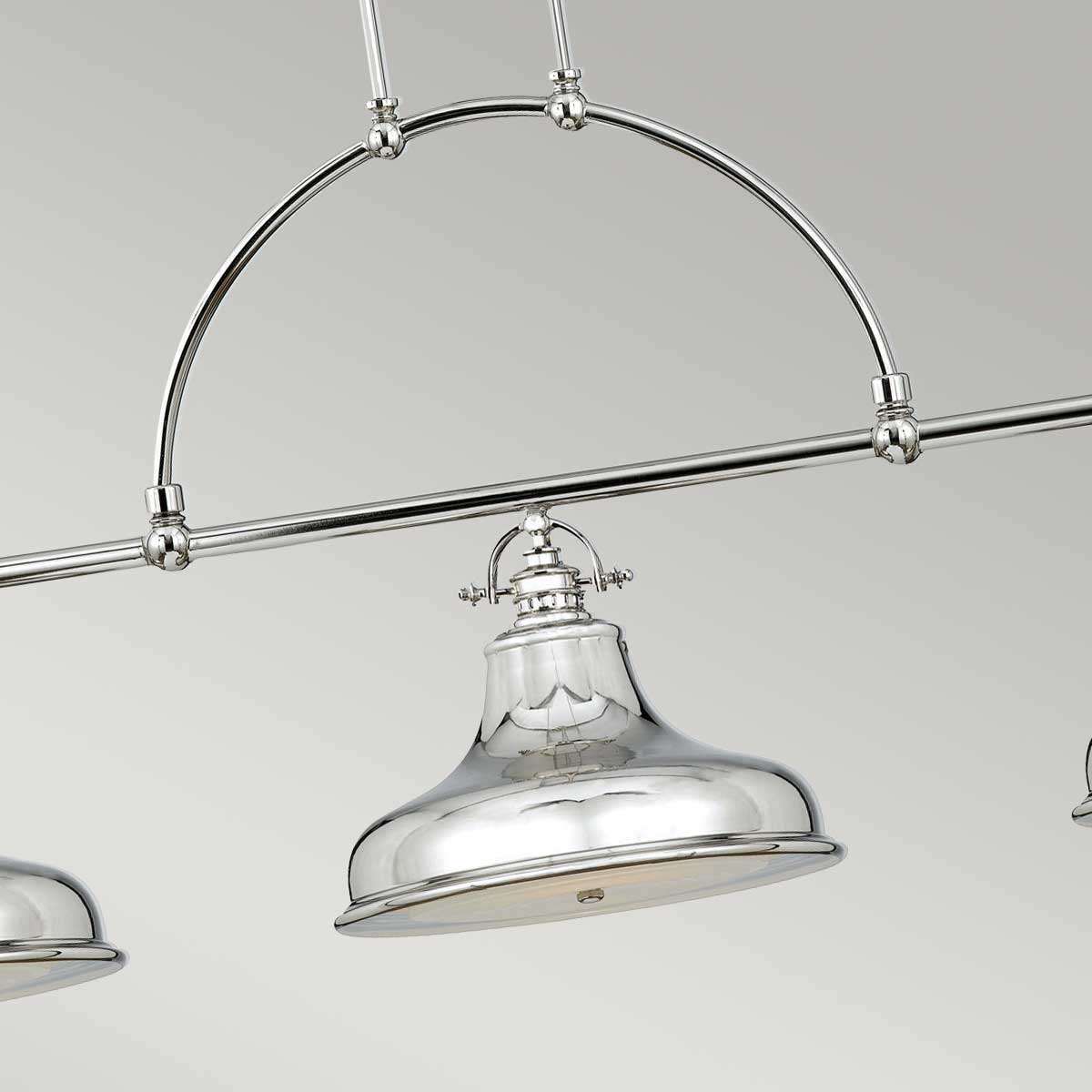 Pendelleuchte Emery (silberfarben) 3x - Elstead Lighting
