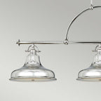 Pendelleuchte Emery (silberfarben) 3x - Elstead Lighting