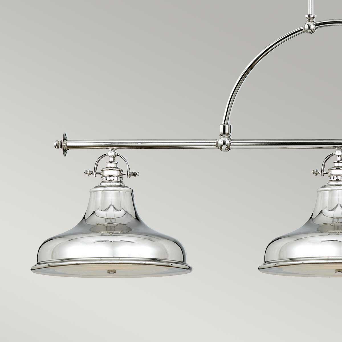 Pendelleuchte Emery (silberfarben) 3x - Elstead Lighting