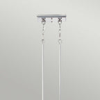 Pendelleuchte Emery (silberfarben) 3x - Elstead Lighting
