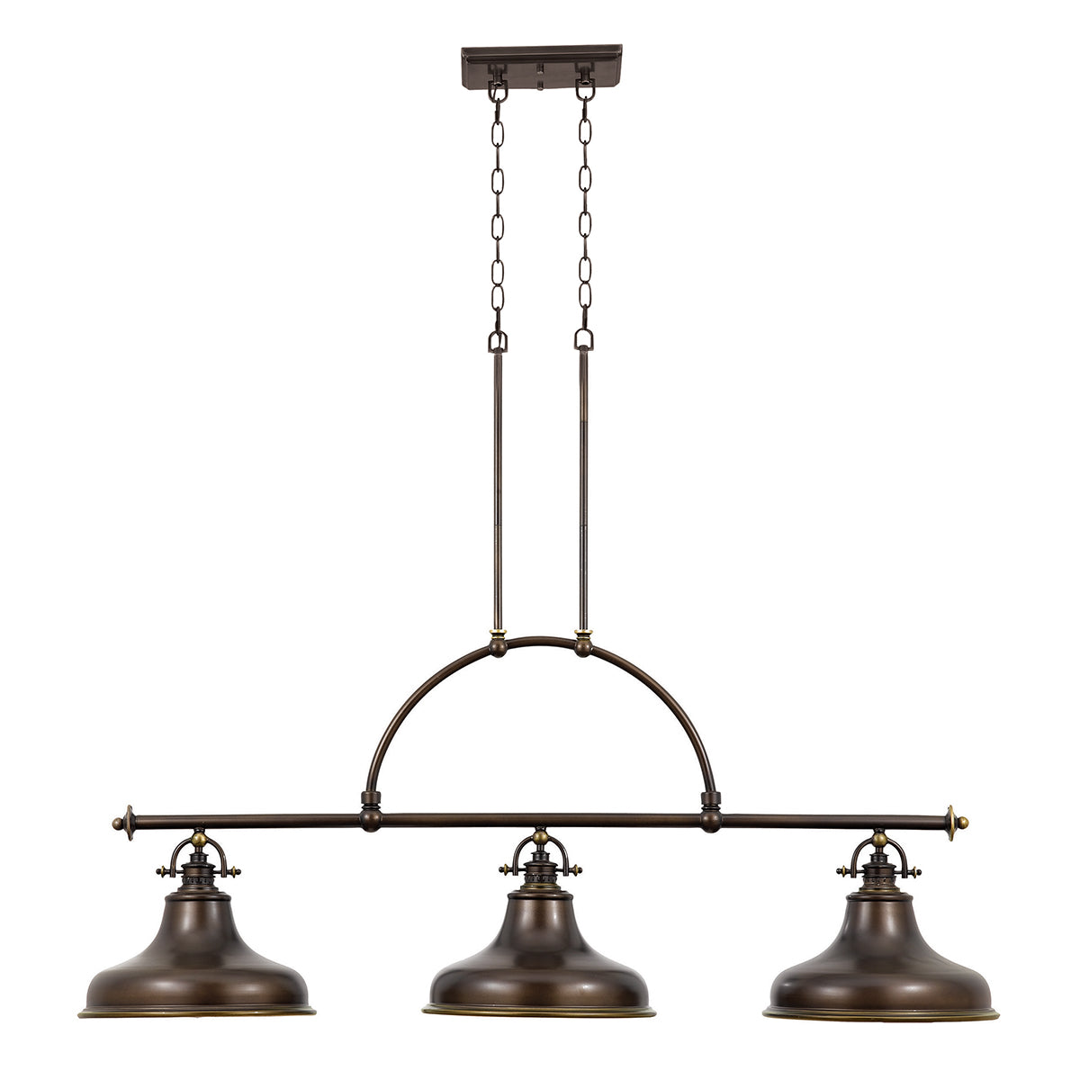 Pendelleuchte Emery (bronzefarben) 3x - Elstead Lighting