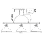 Pendelleuchte Emery (bronzefarben) 3x - Elstead Lighting