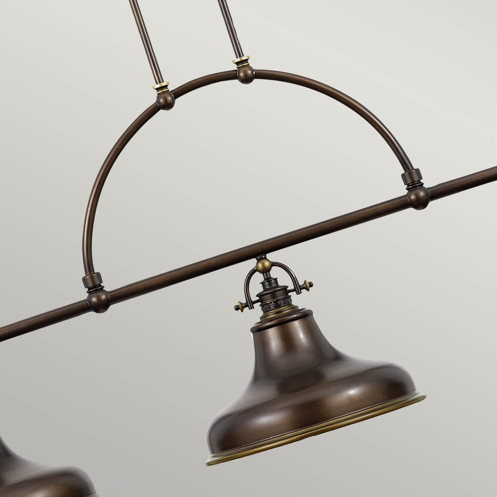 Pendelleuchte Emery (bronzefarben) 3x - Elstead Lighting