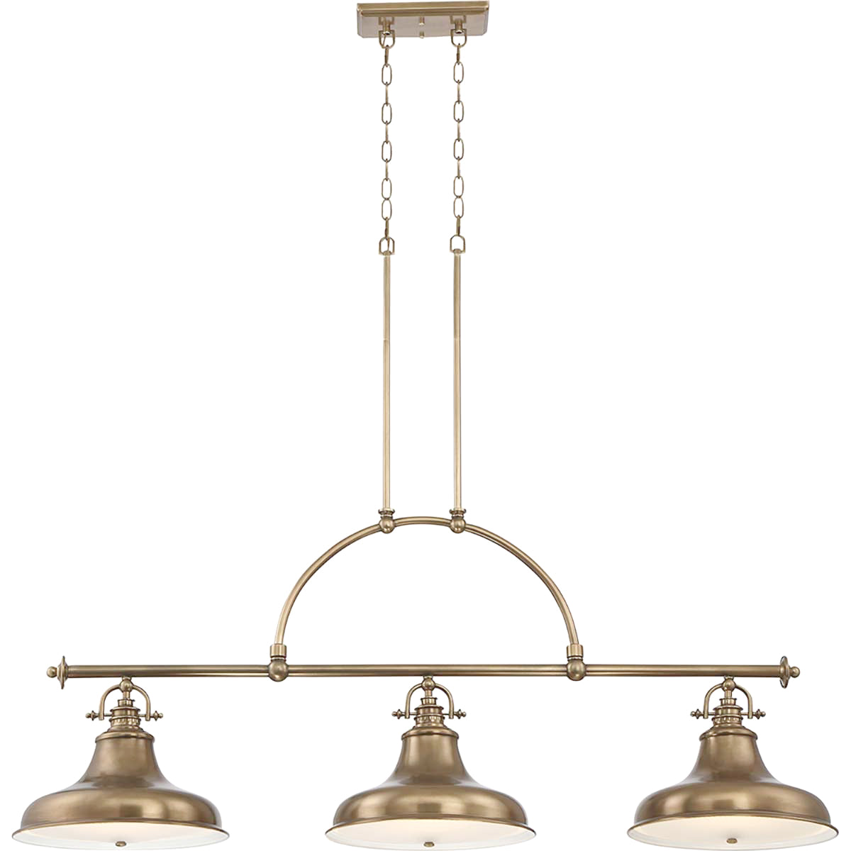 Pendelleuchte Emery (messingfarben) 3x - Elstead Lighting