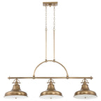 Pendelleuchte Emery (messingfarben) 3x - Elstead Lighting