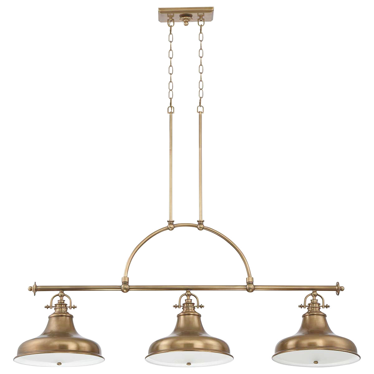 Pendelleuchte Emery (messingfarben) 3x - Elstead Lighting