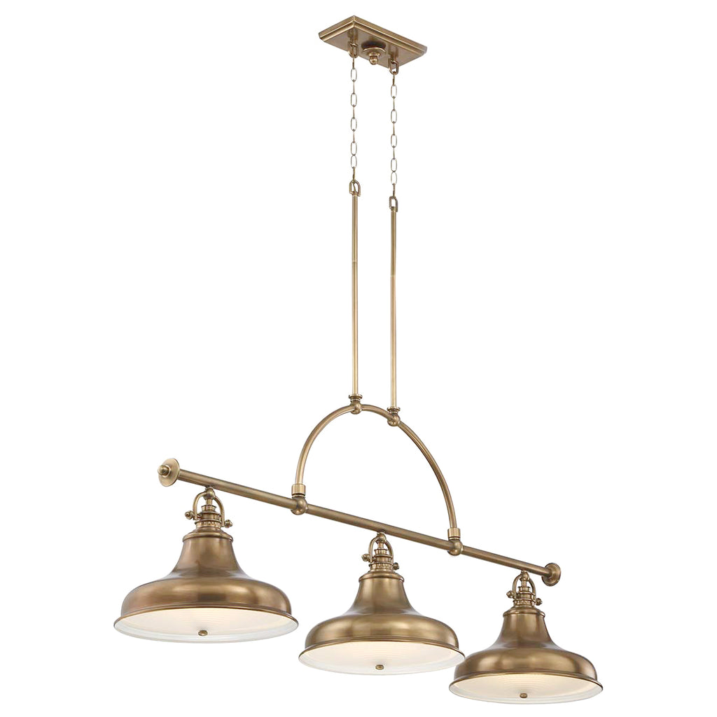 Pendelleuchte Emery (messingfarben) 3x - Elstead Lighting